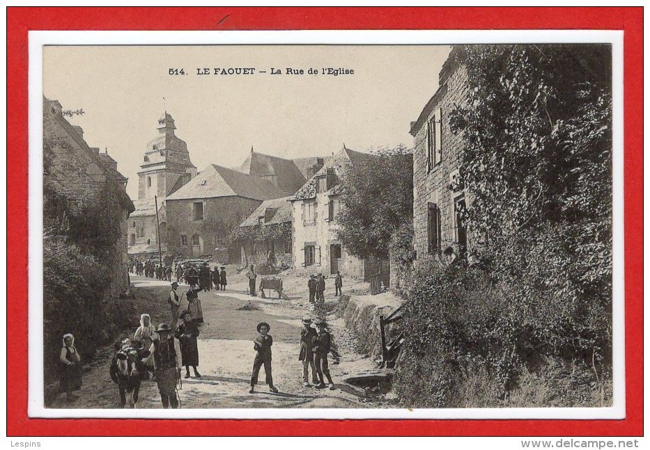 29 - Le FAOUËT --  La Rue De L'Eglise - Autres & Non Classés