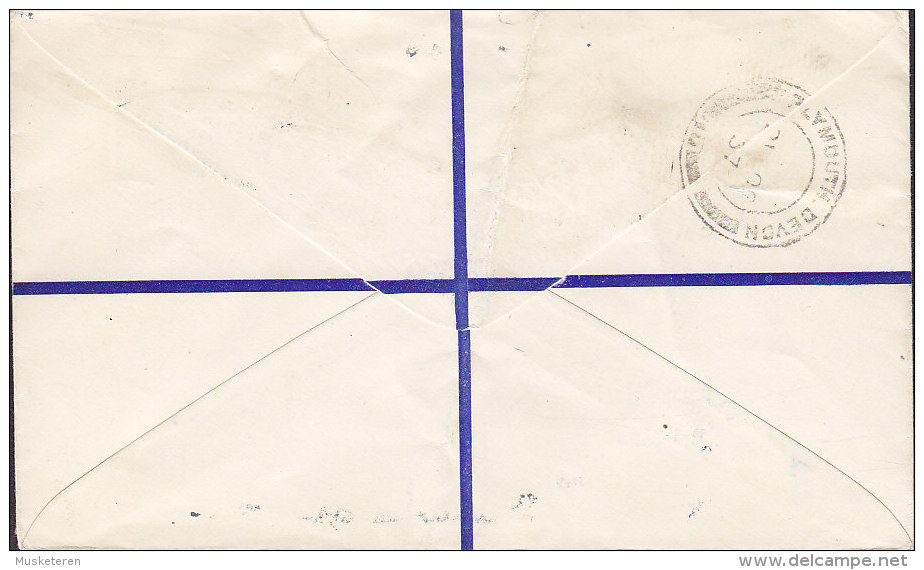 Antigua Einschreiben Registered 1937 Cover Brief GVI. Coronation Issue Complete Set (2 Scans) - 1858-1960 Crown Colony