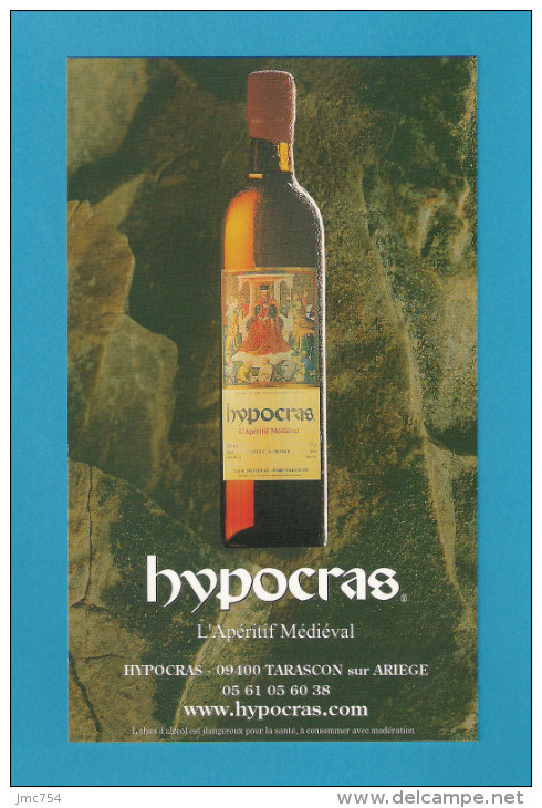 CPM.   Boisson.  HYPOCRAS.  L'Apéritif Médiéval. - Publicidad