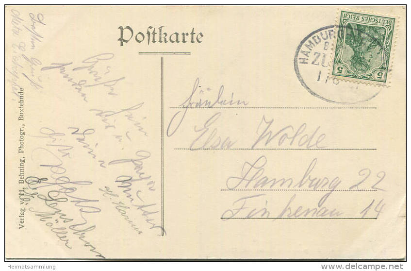 Buxtehude - Altkloster - Gruß Aus Der Waldburg Inhaber R. Fick Ww. - Verlag H. Behning Photograph Buxtehude Gel. 1907 - Buxtehude