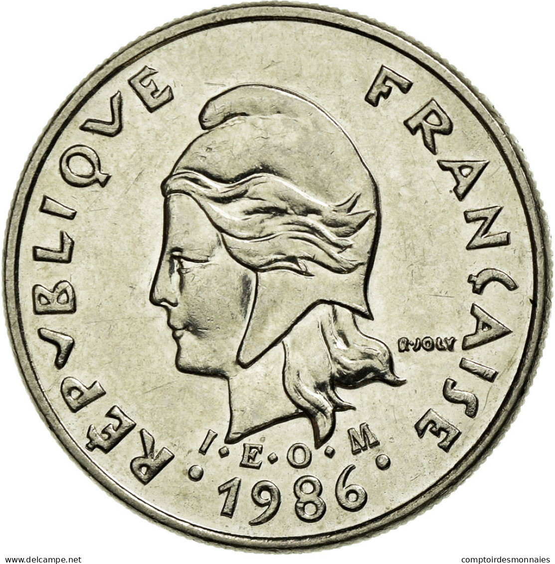 Monnaie, Nouvelle-Calédonie, 10 Francs, 1986, Paris, TTB+, Nickel, KM:11 - Nieuw-Caledonië