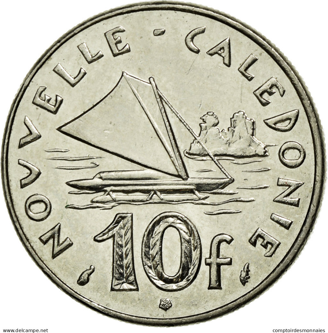 Monnaie, Nouvelle-Calédonie, 10 Francs, 1986, Paris, TTB+, Nickel, KM:11 - New Caledonia