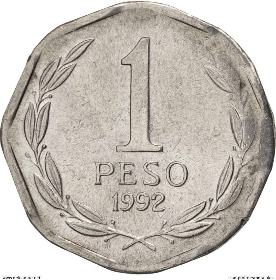 Monnaie, Chile, Peso, 1992, Santiago, SPL, Aluminium, KM:231 - Chili