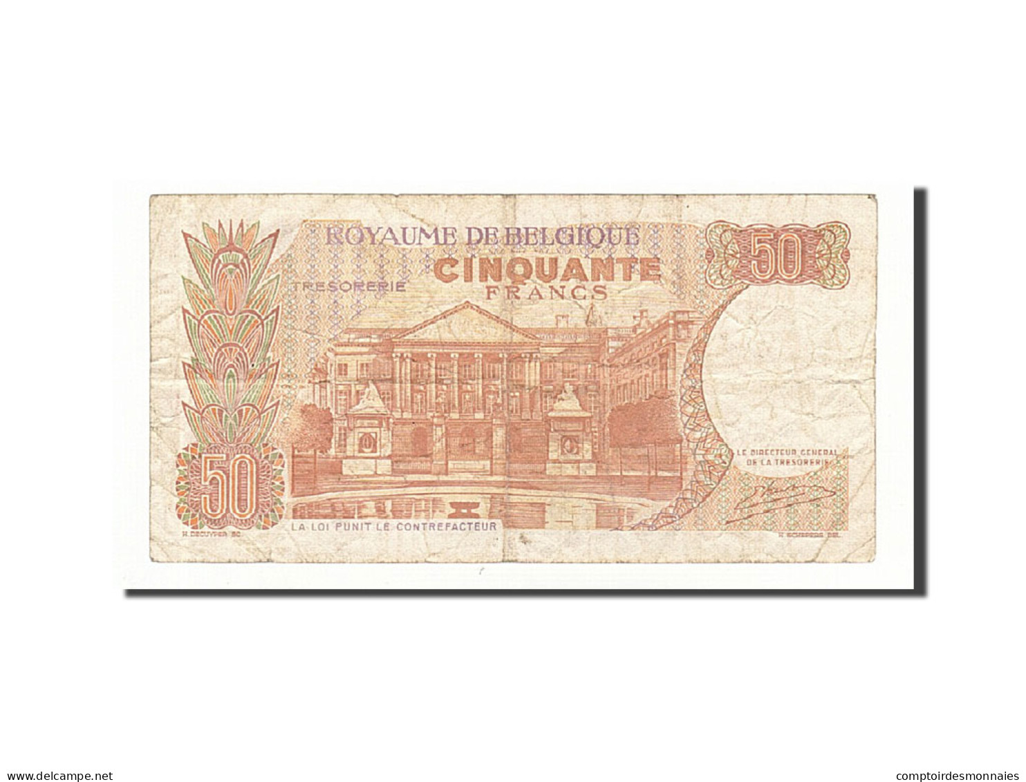 Billet, Belgique, 50 Francs, 1964-1966, 1966-05-16, KM:139, TB - 50 Francs