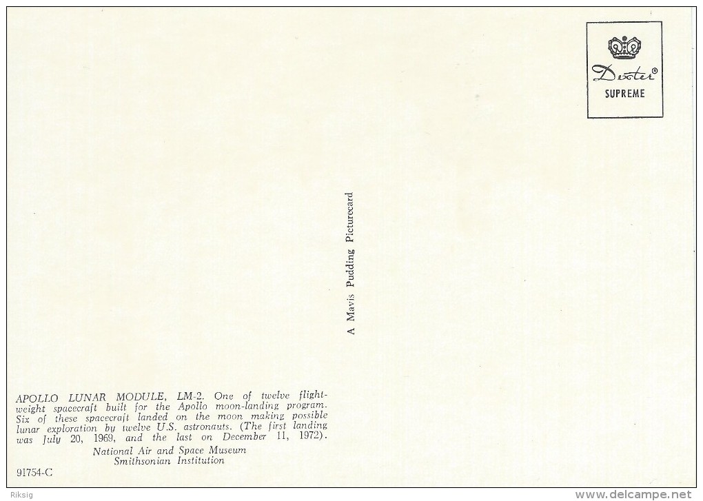 Apollo Lunar Module LM-2  # 04856 - Espace