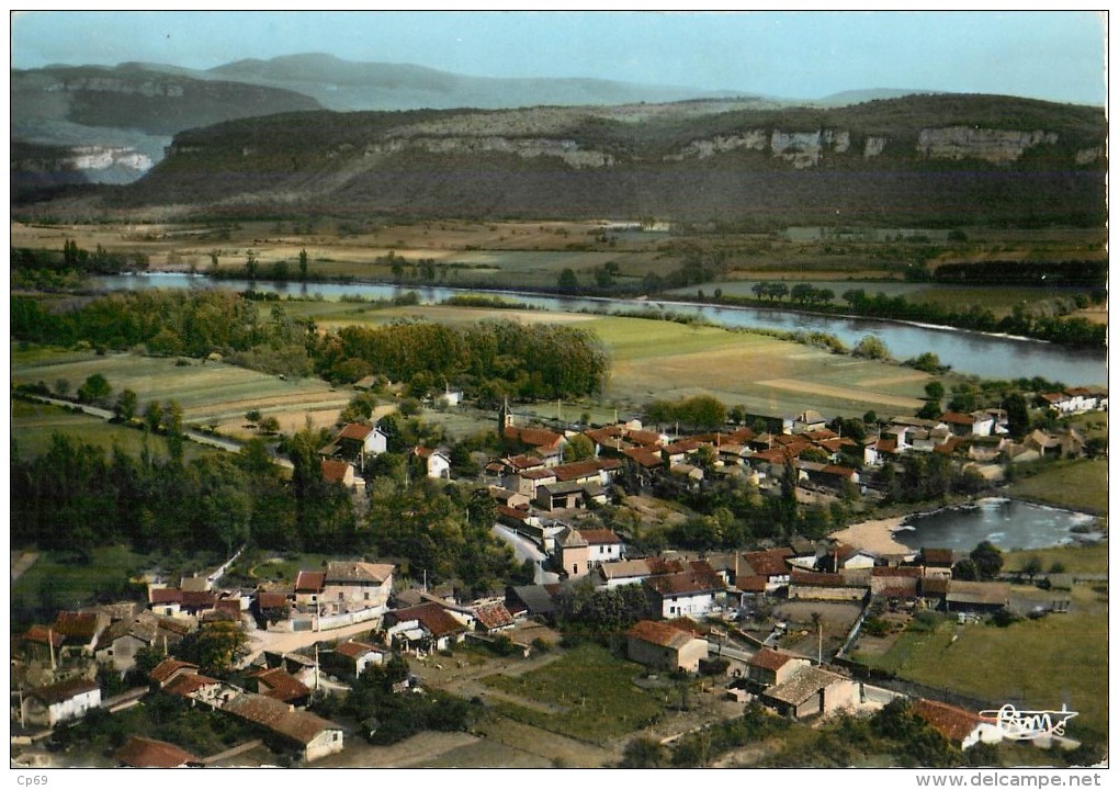 PROULIEU - Commune De Lagnieu Vue Générale Aérienne - AIN  Ac 297-55 A - Cp Avec Tirage Couleur Dentelée - Non Classés