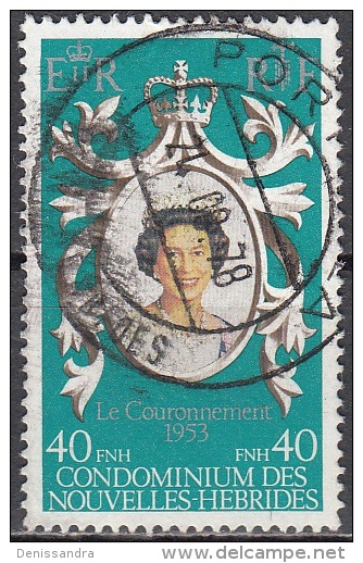 Nouvelles Hebrides 1978 Michel 517 O Cote (2005) 1.50 Euro Reine Elisabeth II Cachet Rond - Gebraucht