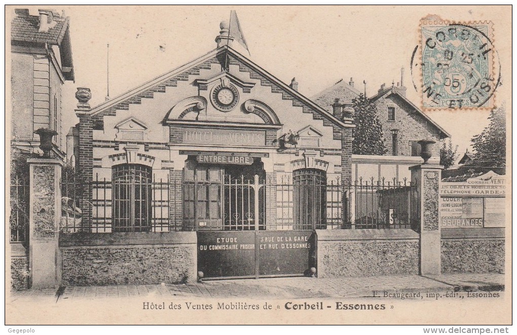 CORBEIL - ESSONNES - Hôtel Des Ventes Mobilières De ...... - Corbeil Essonnes