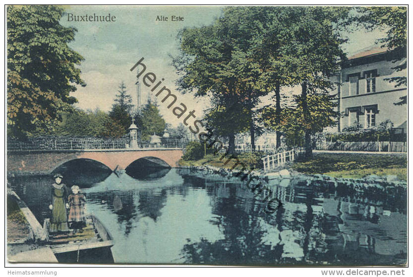 Buxtehude - Alte Este - Verlag A. Sternberg Hamburg Gel. 1919 - Buxtehude