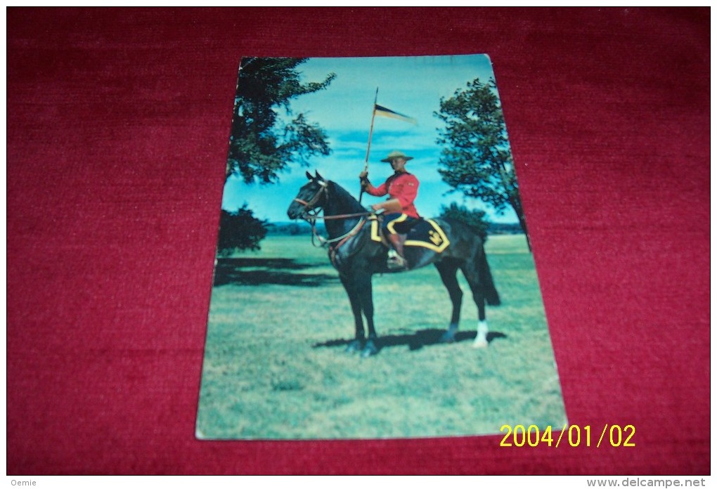 CANADA   AVEC PHILATELIE  ° THE ROYALE CANADIAN MOUNTED POLICE - Cartes Modernes