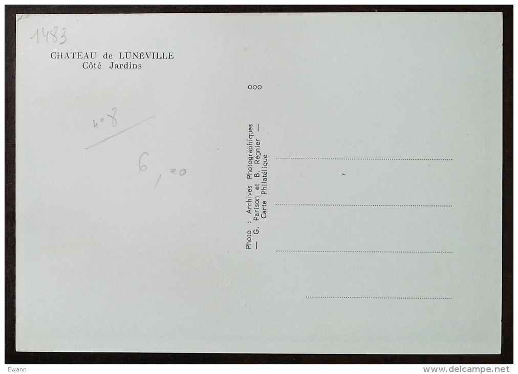 CM 1966 - YT N°1483 - REUNION DE LA LORRAINE ET DU BARROIS - BAR LE DUC - 1960-1969