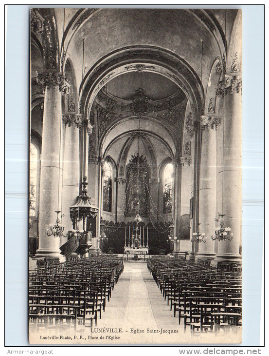 54 LUNEVILLE - église Saint Jacques. - Luneville