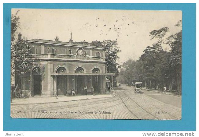 CPA 520 - Chemin De Fer La Gare Et La Chaussée De La Muette PASSY PARIS XVIème - Distretto: 16