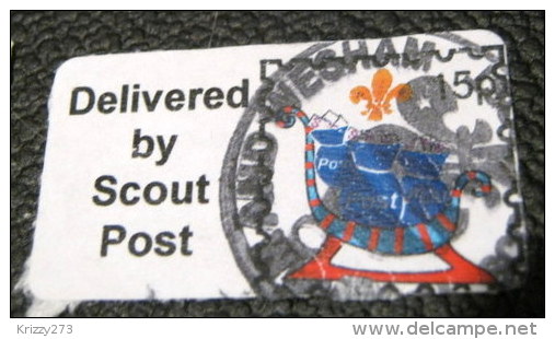 Great Britain Scout Post 15p - Used - Cinderellas