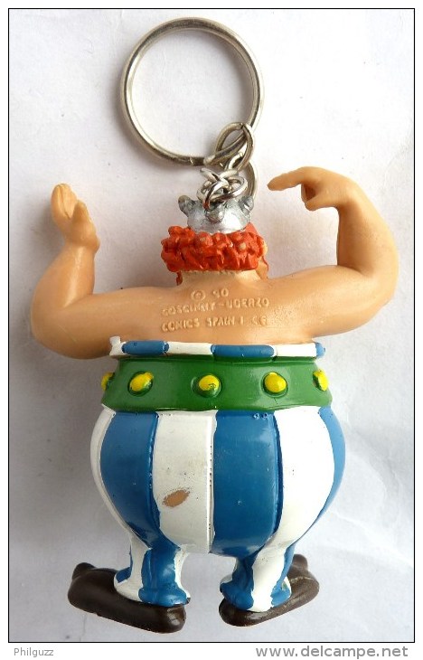 FIGURINE ASTERIX COMICS SPAIN 1990 OBELIX Porte Clés TBE (1) - Asterix & Obelix