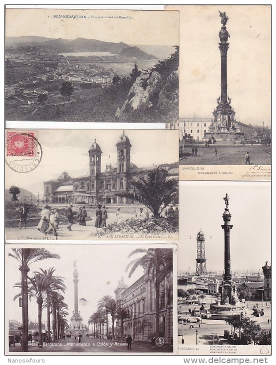 LOT DE 120 CARTES D ESPAGNE   A VOIR