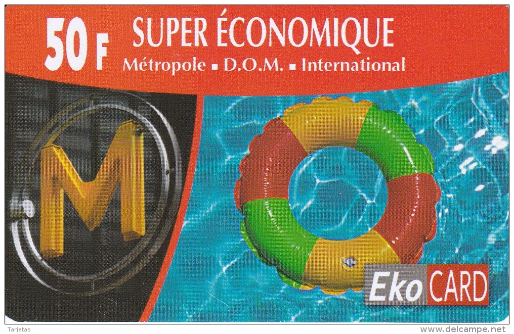 TARJETA DE REUNION DE 50 FRANCS DE EKO CARD (OUTREMER) - Reunión