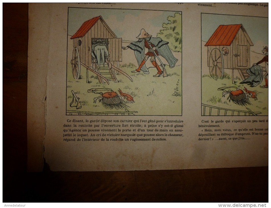 V. 1892 IMAGE D'EPINAL :n°127 CHASSE GARDEE : Histoires & Scènes Humoristiques, Contes Moraux & Merveilleux - Collections