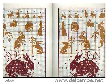 « Plus De 1200 Symboles à Broder Au Point De Croix - Répertoire Des Motifs » LEJEUNE, V. - Ed. Mango Pratique (2002) - Cross Stitch