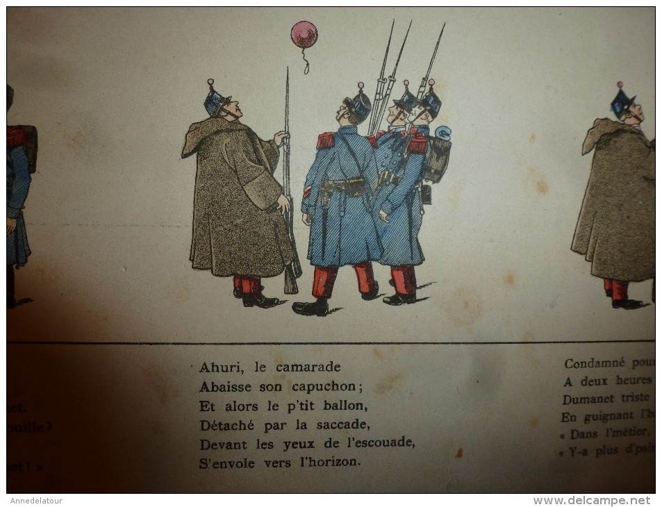 V. 1892 IMAGE D'EPINAL :n°130 DUMANET ET LE P'TIT BALLON :Histoires & Scènes Humoristiques.,Contes Moraux & Merveilleux - Collections