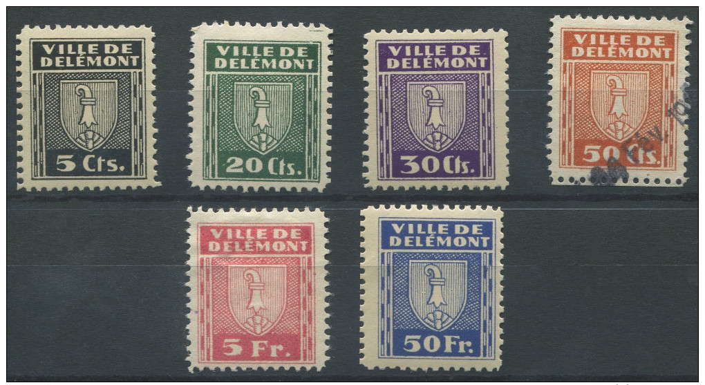 1079 - DELEMONT Fiskalmarken - Revenue Stamps