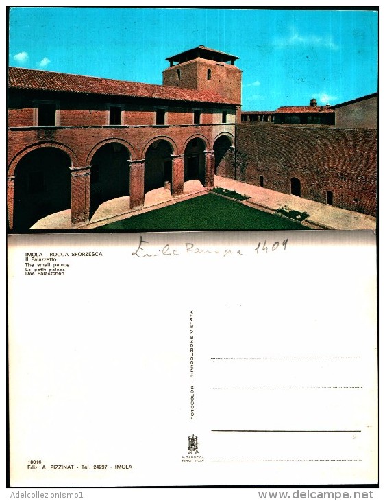 1409c)cartolina  Nuova -rocca Sforzesca  Il Palazzetto Ed.a.pizzinat. - Imola