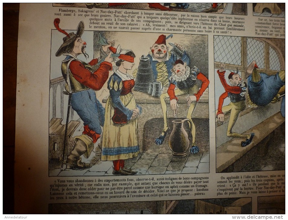 1892 IMAGE D'EPINAL :n°138 MONNAIE DE SINGE :Histoires & Scènes Humoristiques,Contes Moraux & Merveilleux - Collections