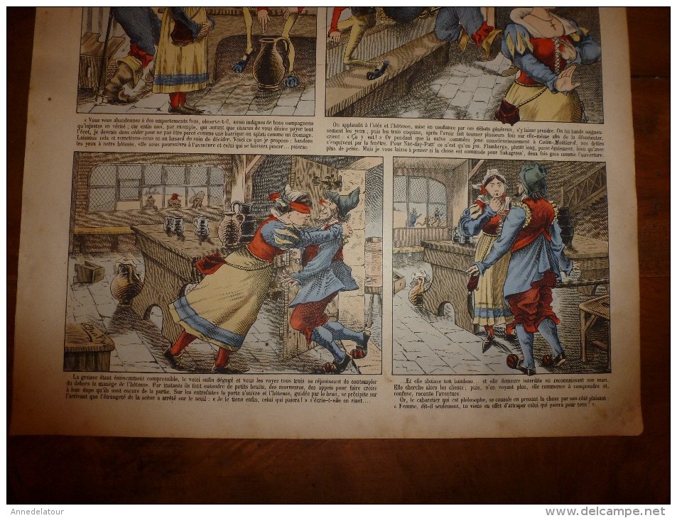 1892 IMAGE D'EPINAL :n°138 MONNAIE DE SINGE :Histoires & Scènes Humoristiques,Contes Moraux & Merveilleux - Collections
