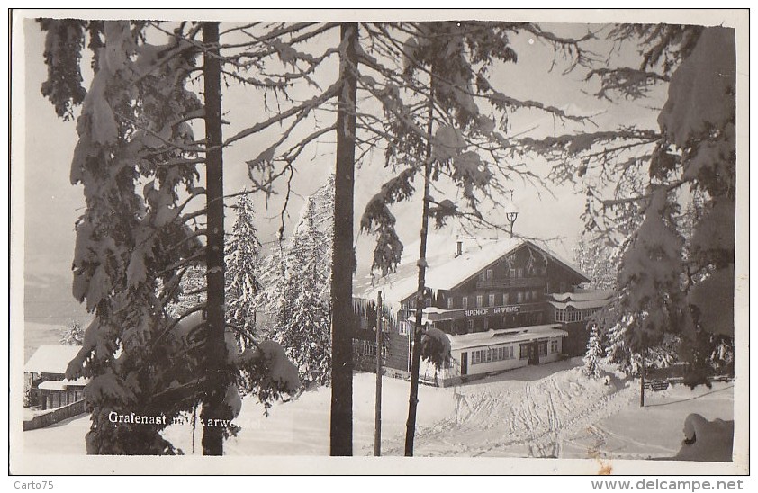 Autriche - Alpenhof Grafenast - 1938 - Cachet Hôtel - Schwaz