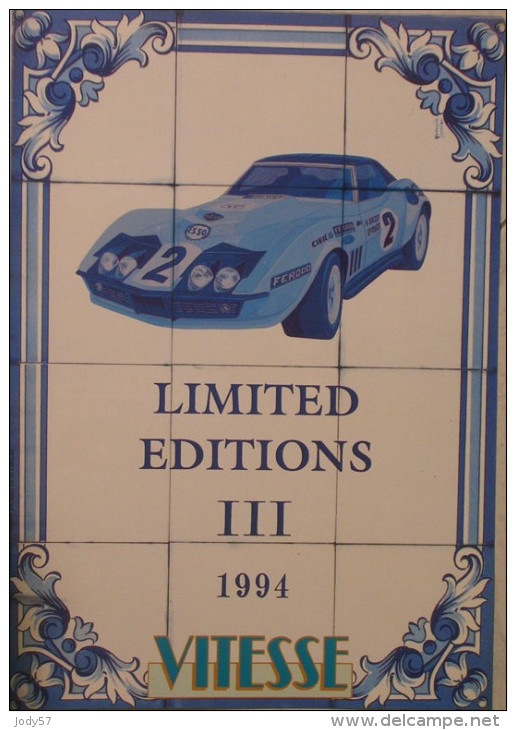 CATALOGO VITESSE-  LIMITED EDITIONS III - 1994 - Catalogues & Prospectus