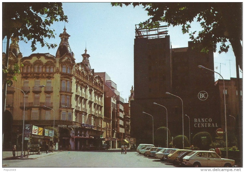 Z1226 - POSTAL - ALBACETE - PLAZA DEL CAUDILLO Y CALLE MARQUES DE MOLINS - Albacete