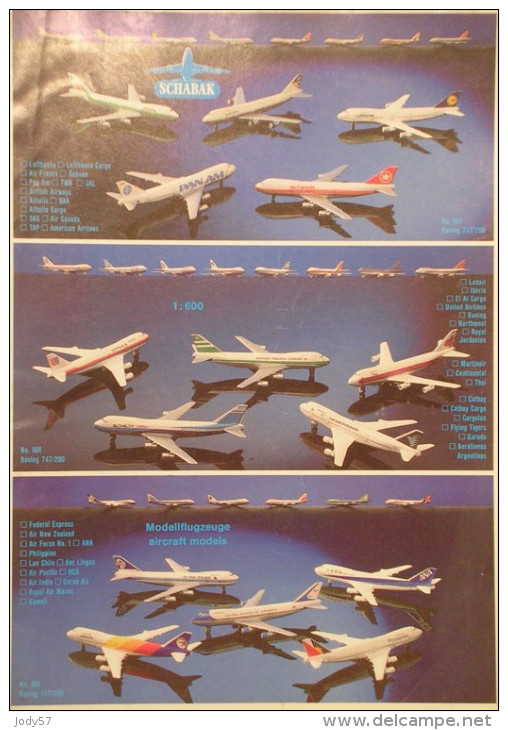 CATALOGO SCHABAK - AEREI - 199? - Aviones & Helicópteros