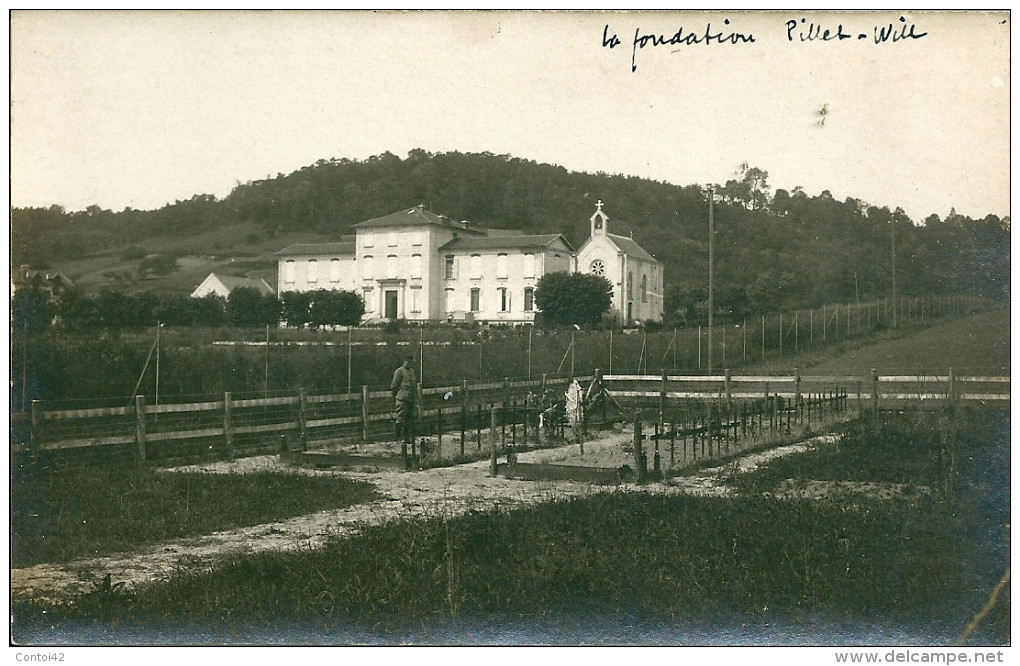 60 ATTICHY CARTE PHOTO SANTE HOPITAL PILLET WILLHOSPICE OISE - Attichy