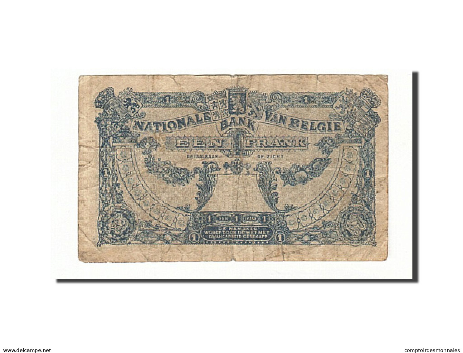 Billet, Belgique, 1 Franc, 1920-22, 1922-06-08, KM:92, TB - 1 Franco