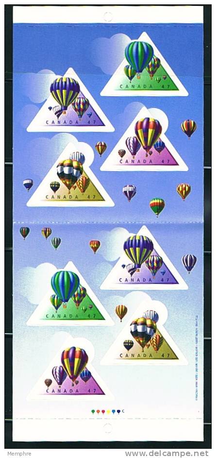 2001  Hot Air Baloons  Complet Booklet  Sc 1921  BK 247  MNH  Montgolfières - Full Booklets