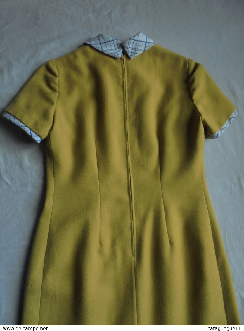 Vintage - Robe Femme Couture Sur Mesure Années 70 - 1940-1970