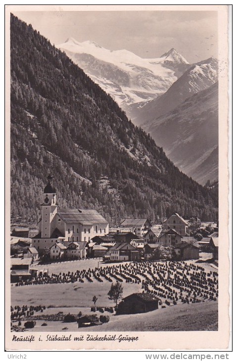 AK Neustift I. Stubaital Mit Zuckerhütl-Gruppe - 1941 (22198) - Neustift Im Stubaital