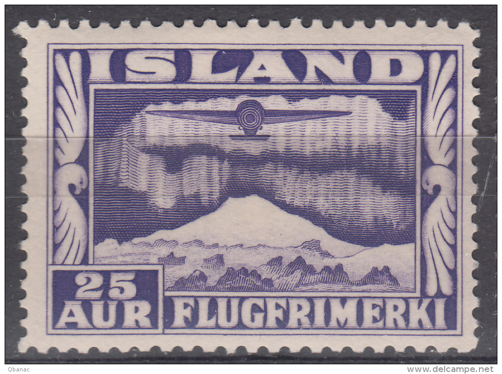 Iceland Island Ijsland 1934 Mi#177B Perforation 12.5/14 Mint Hinged - Ongebruikt