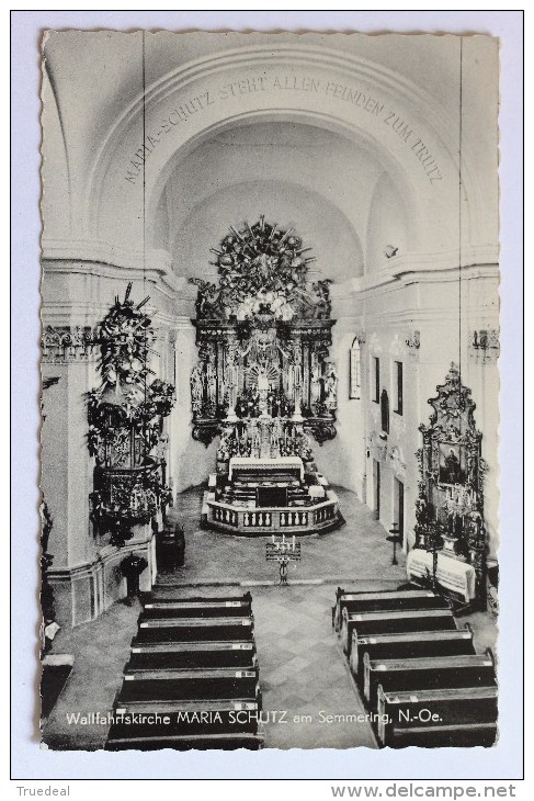 Wallfahrtskirche MARIA SCHUTZ Am Semmering, N.-Oe, Österreich Austria, 1978, Real Photo Postcard RPPC - Semmering