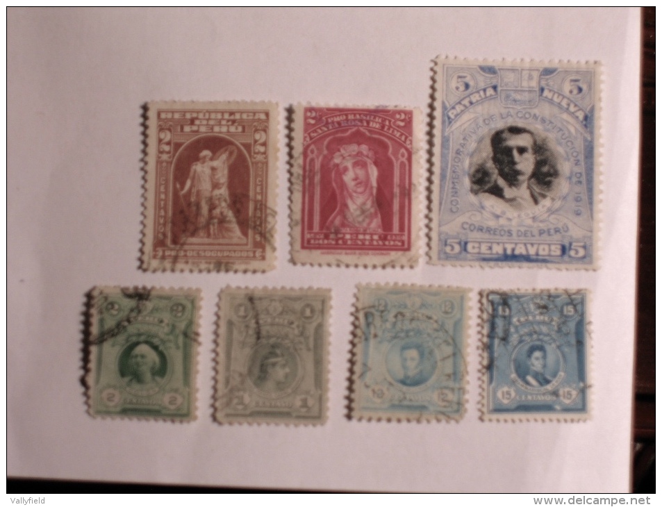 PÉROU - PERU  1909-38   LOT# 2 - Peru