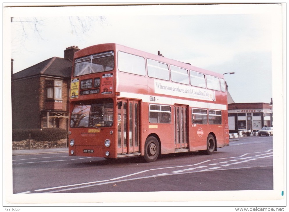 DAIMLER FLEETLINE DMS 353 - Ilford Lane, London - 1972 - DOUBLE DECKER BUS - Auto's