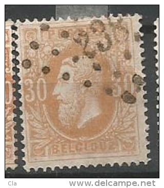 33  Obl  LP 238 Marchienne Au Pont  (+60) - 1869-1883 Léopold II