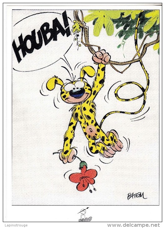 Ex-libris BATEM Pour I Mag (Le Marsupilami) - Illustratori A - C