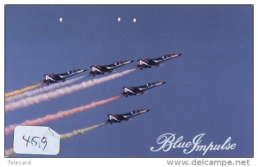 TELECARTE JAPON * MILITAIRY AVION  (459) Flugzeuge * Airplane * Aeroplanos * PHONECARD JAPAN * ARMEE * LEGER VLIEGTUIG - Airplanes