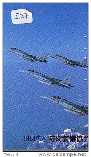 TELECARTE JAPON * MILITAIRY AVION  (527) Flugzeuge * Airplane * Aeroplano * PHONECARD JAPAN * ARMEE * LEGER VLIEGTUIG - Flugzeuge