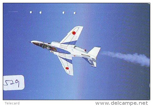 TELECARTE JAPON * MILITAIRY AVION  (529) Flugzeuge * Airplane * Aeroplano * PHONECARD JAPAN * ARMEE * LEGER VLIEGTUIG - Vliegtuigen