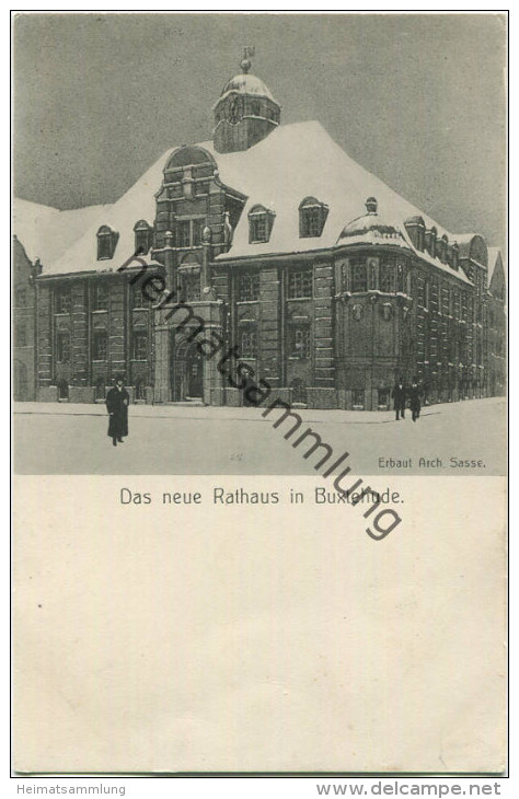 Buxtehude - Das Neue Rathaus Erbaut Arch. Sasse - Buxtehude