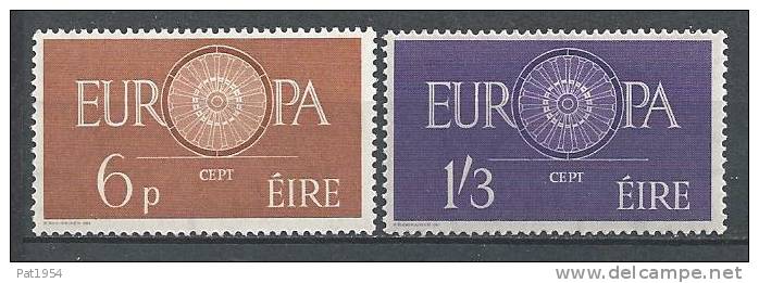 Irlande 1960 N°146/147 Neufs ** Europa - Unused Stamps