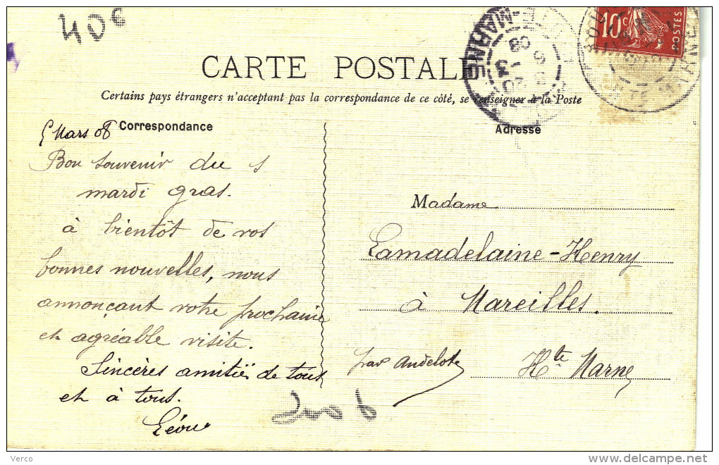 Carte Postale Ancienne De NEUFCHATEAU - Neufchateau