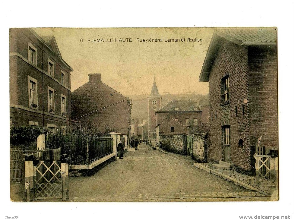 17085 -- Flemalle-Haute -- Rue Général Leman Et L'Eglise - Flémalle